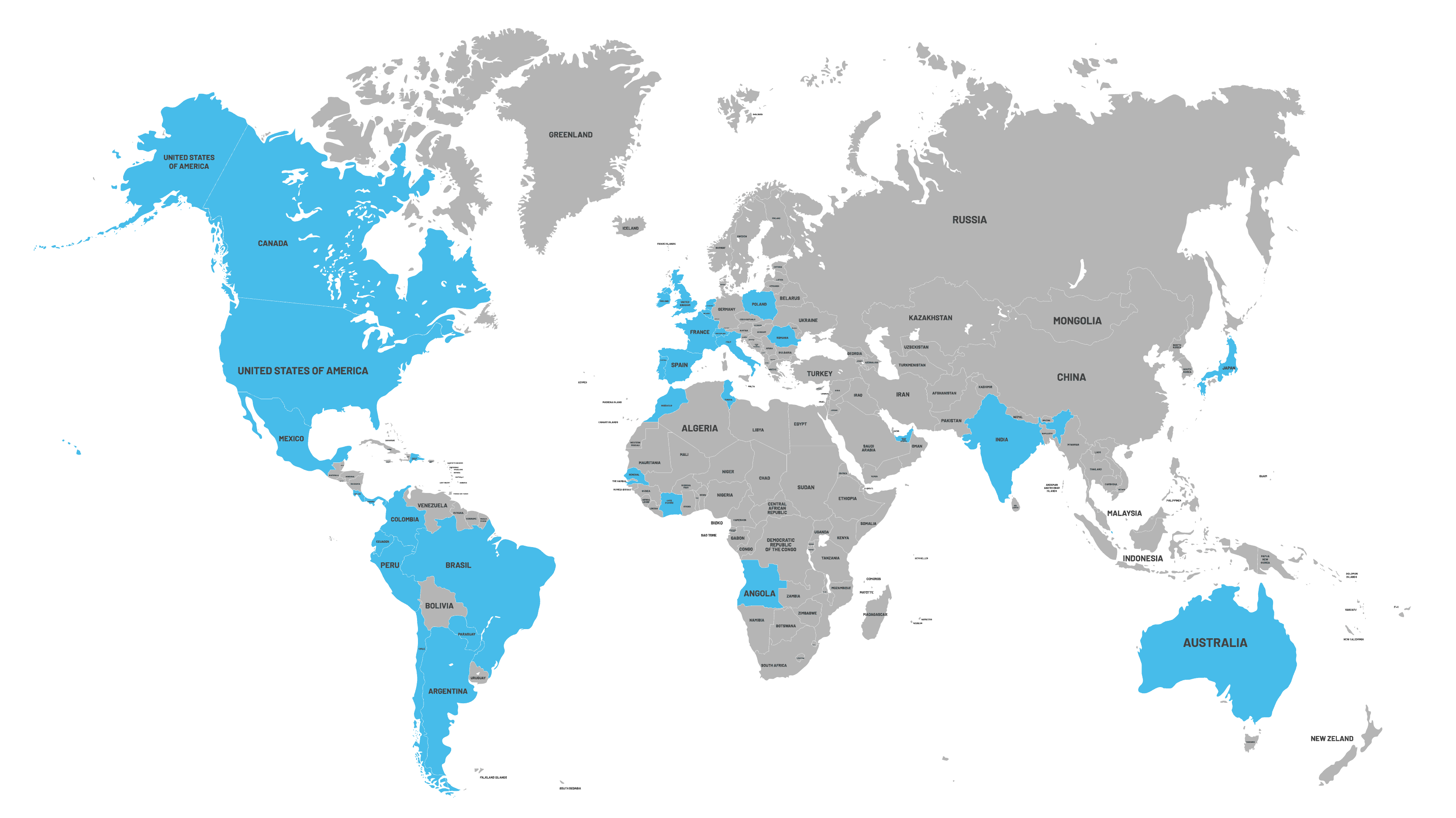 Virtual Q World Map
